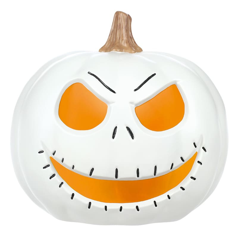 Large Pre-Lit Jack Skellington Halloween Pumpkin, 16" | At Home