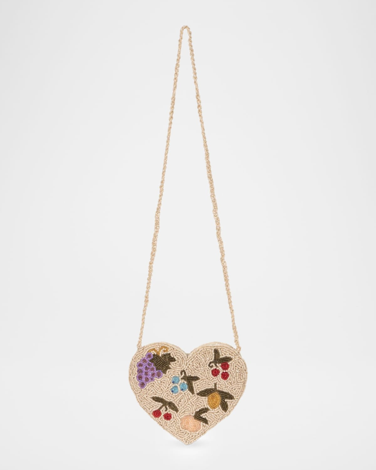 Girl's Beaded Heart Shoulder Bag | Neiman Marcus