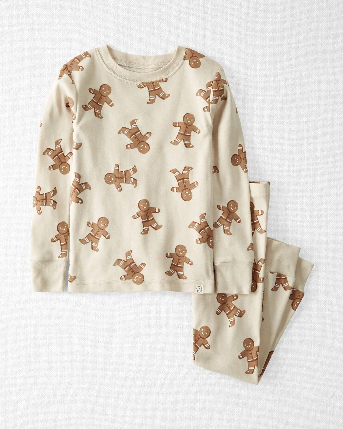 Toddler Organic Cotton Pajamas Set in Gingerbread Cookie - Little Planet | Carter's | Carter's Inc