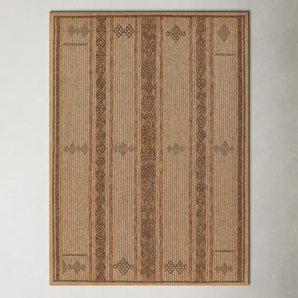Ava Brown/Beige Indoor/Outdoor Rug | Wayfair North America