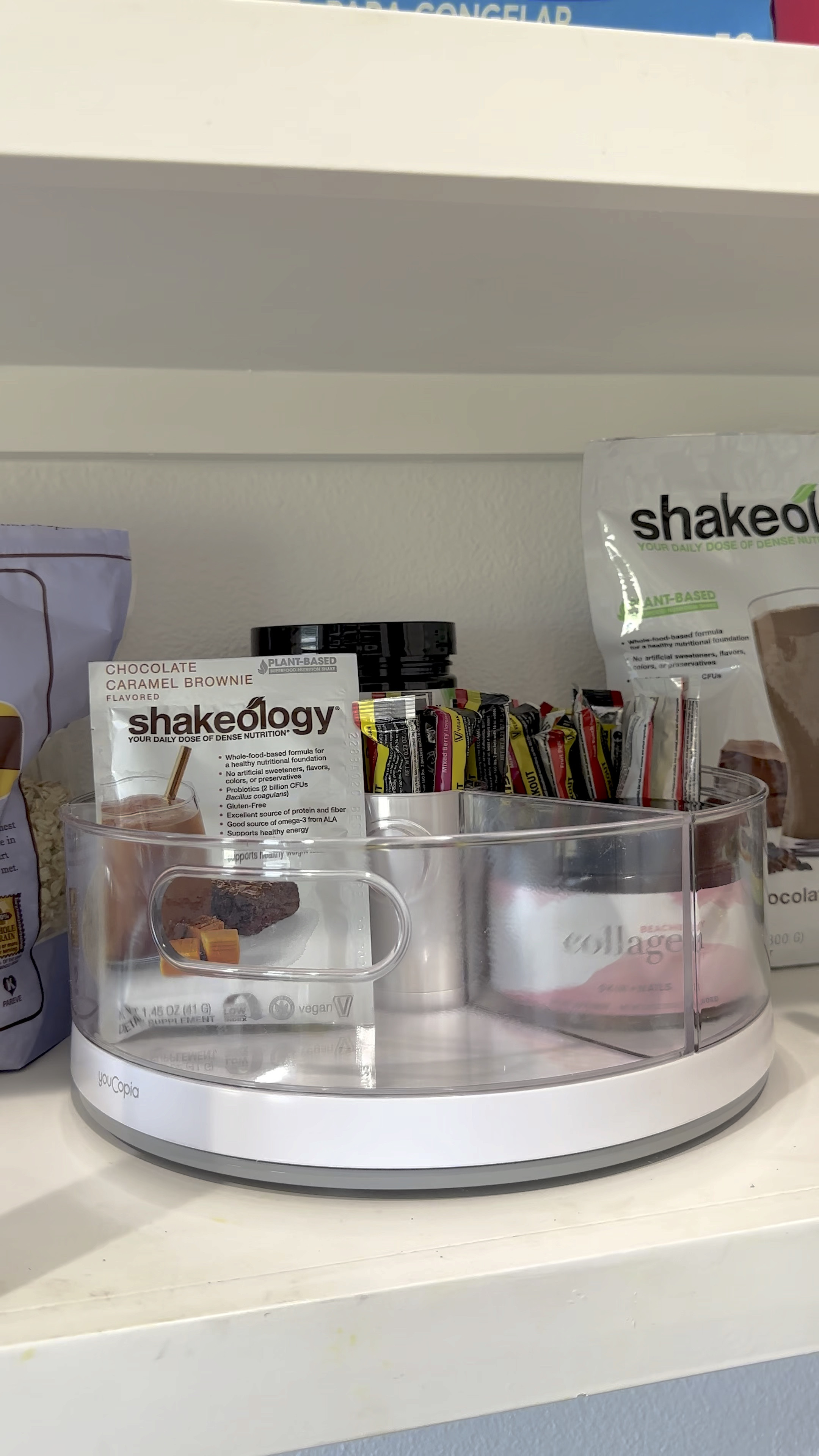 One of my favorite home organizers. It has a 360 rotation with removable trays,
making it super nice when organizing Your Fridge, Cabinet or Counter. I not only have one in my pantry, but use it in my bathroom to organize cosmetics too! Such a great buy!! 

#LTKVideo #LTKhome #LTKfindsunder50