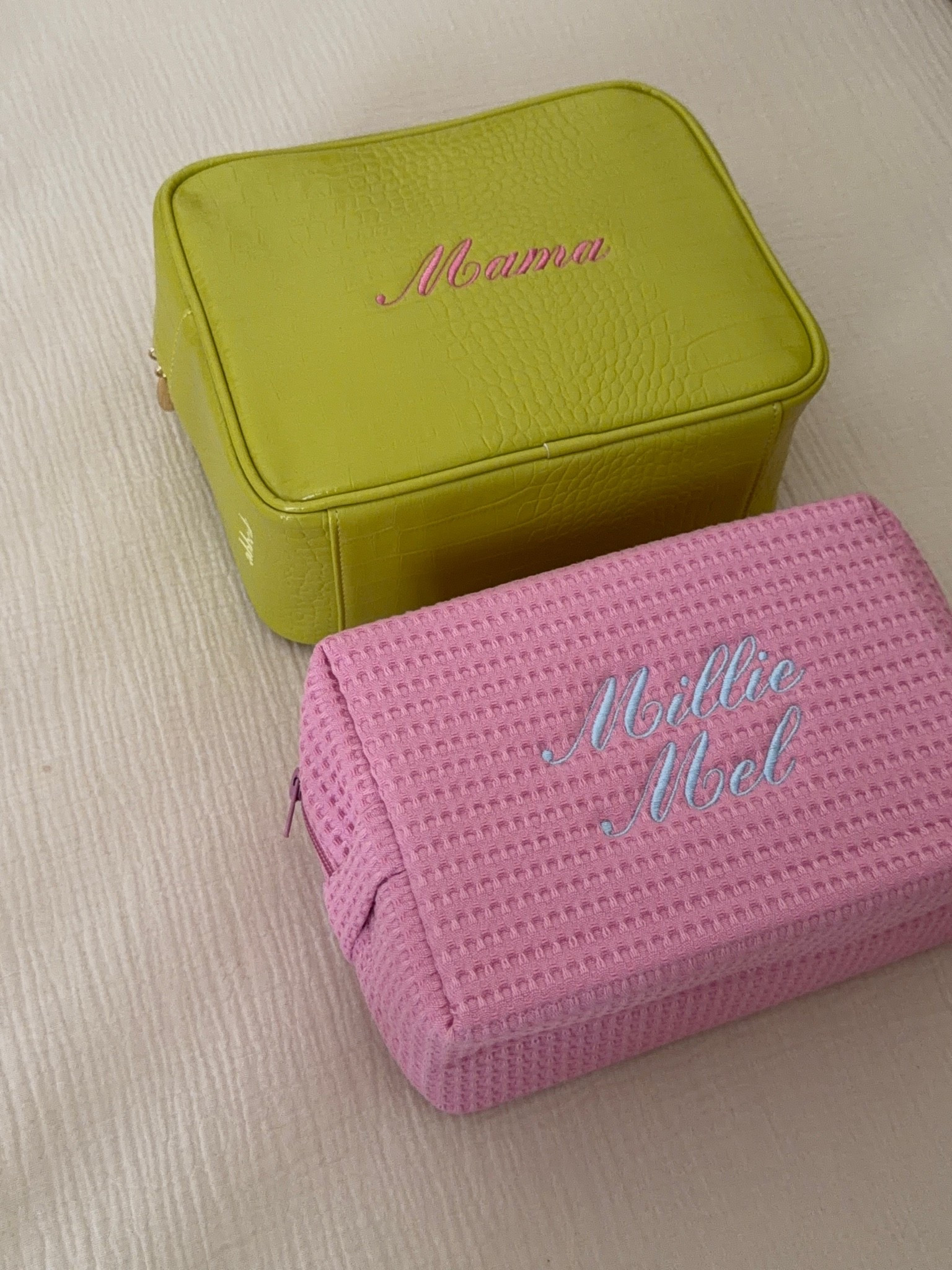 Obsessed with this brand and these pouches they’re so cute and high quality you can put any words in any color thread on them!! 

#pouches #pouch #bresheppard #momlife #organization

#LTKmomlife #LTKselfcare