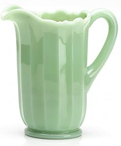 Water Pitcher - Full Size - Panel Pattern - American Made - Mosser Glass USA (Jade) | Amazon (US)