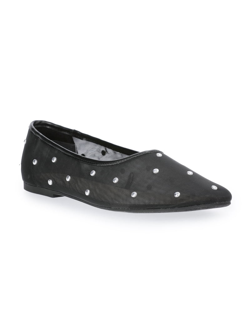 Scoop Women's Studded Mesh Flats | Walmart (US)