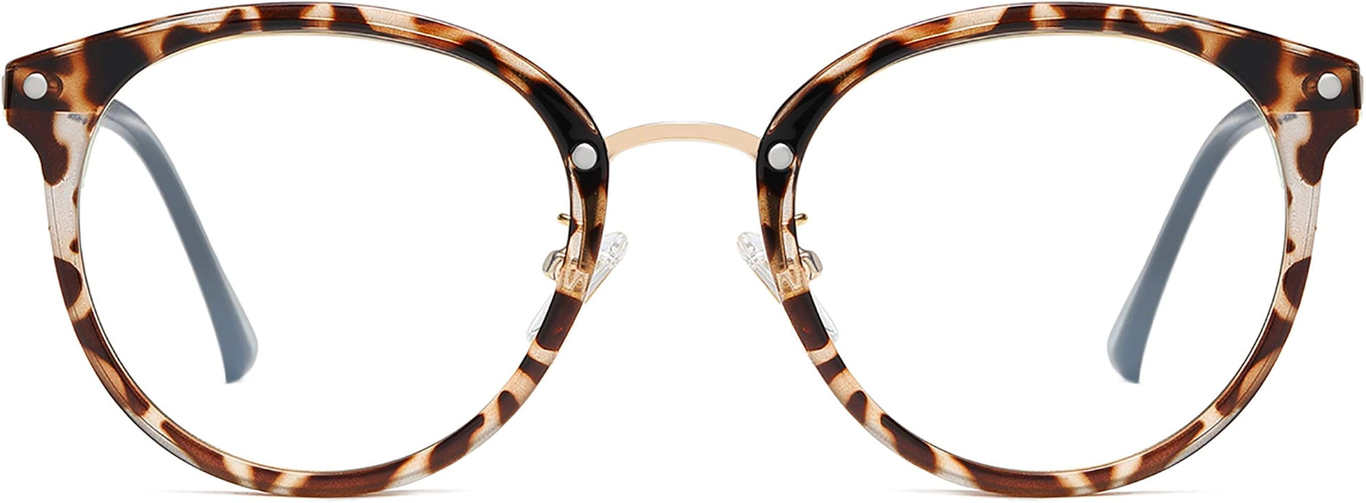 SOJOS Retro Round Blue Light Blocking Glasses TR90 Computer Eyeglasses Ashley SJ9001 | Amazon (US)