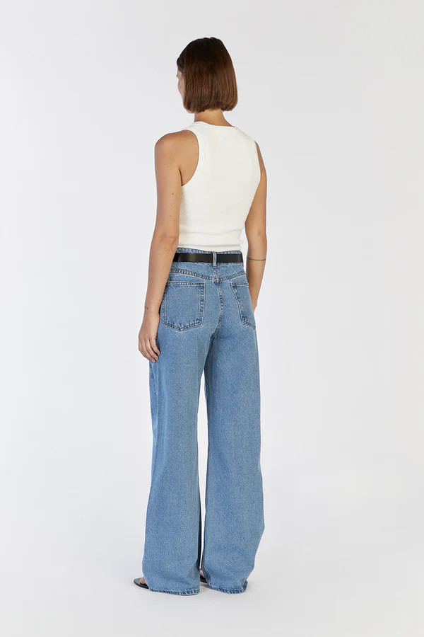 REAGAN VINTAGE BLUE SLOUCHY DENIM JEAN | DISSH