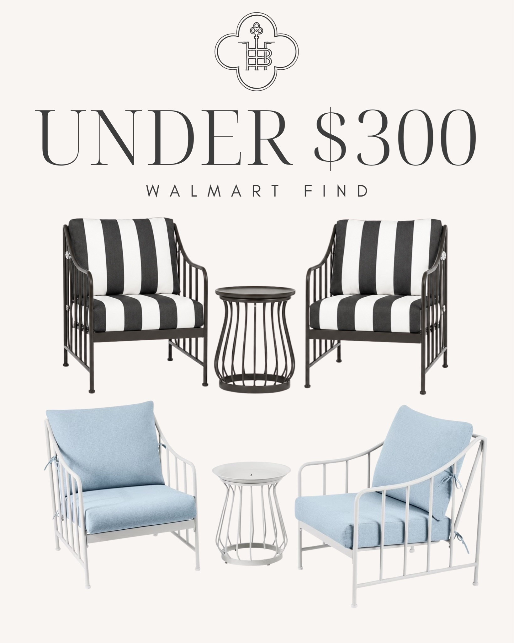 The cutest patio set!!

#LTKSeasonal #LTKHome #LTKSaleAlert