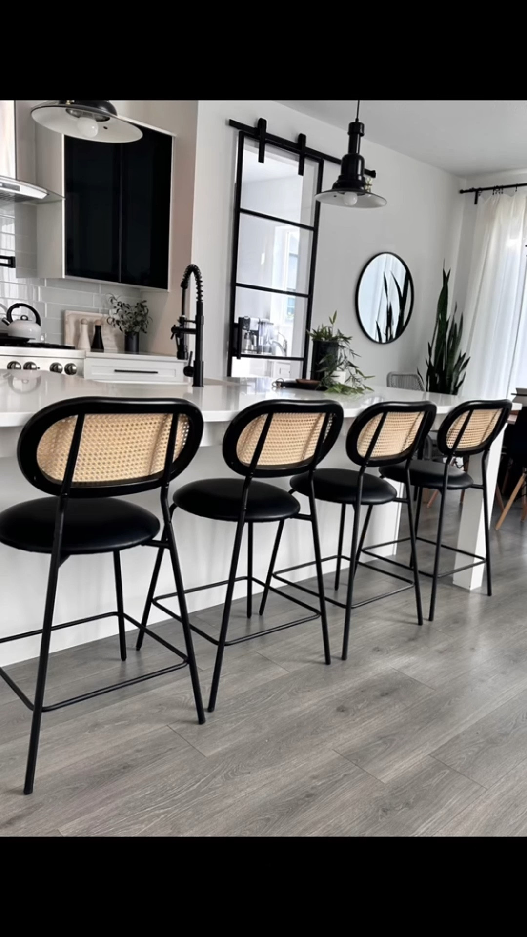 Rattan Bar Stools - Sold Out on Amazon but Walmart sells them! 

#kitchen #walmart #amazonfinds

#LTKHome