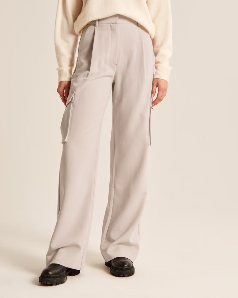 A&F Sloane Tailored Cargo Pant | Abercrombie & Fitch (US)