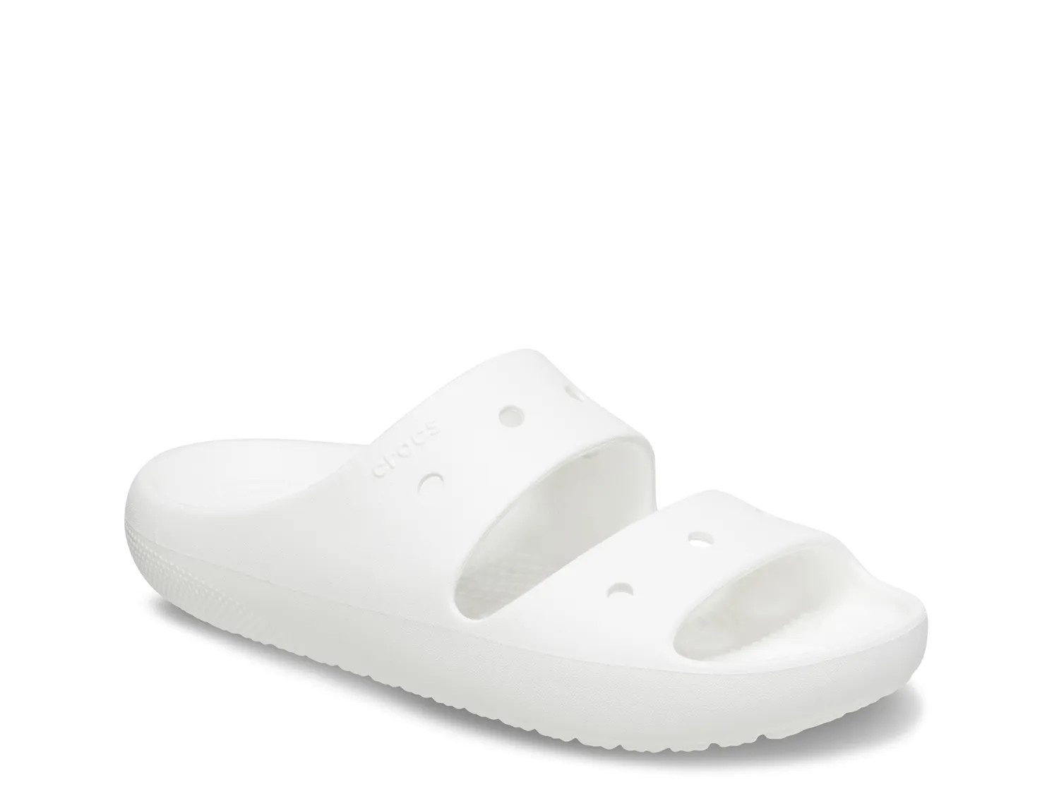 Crocs Classic v2 Slide Sandal | Men | Women's | White | Size Women's 10 / Men's 8 | Sandals | DSW