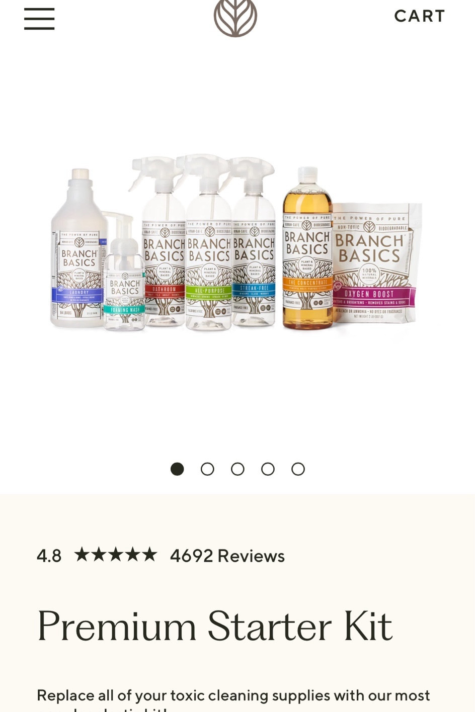 My first swap to clean ingredients was this starter kit right here when Christian and I got married. It works so well! 👏 Cant recommend enough. Worth every penny!

#LTKfamily #LTKGiftGuide #LTKhome