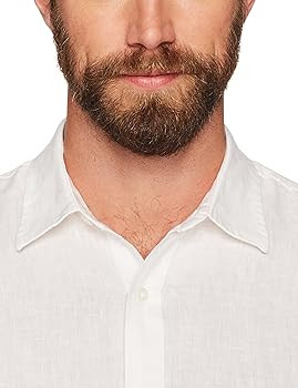 Amazon Essentials Men's Regular-Fit Long-Sleeve Linen Shirt | Amazon (US)