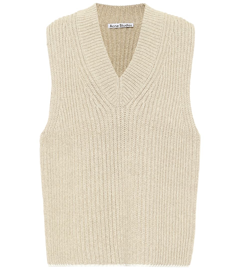 Ribbed-knit sweater vest | Mytheresa (INTL)