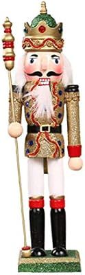 ZaH 12 Inch Christmas Nutcracker Toys Wooden Nutcracker Decoration Gift Soldier Nutcracker Puppet... | Amazon (US)