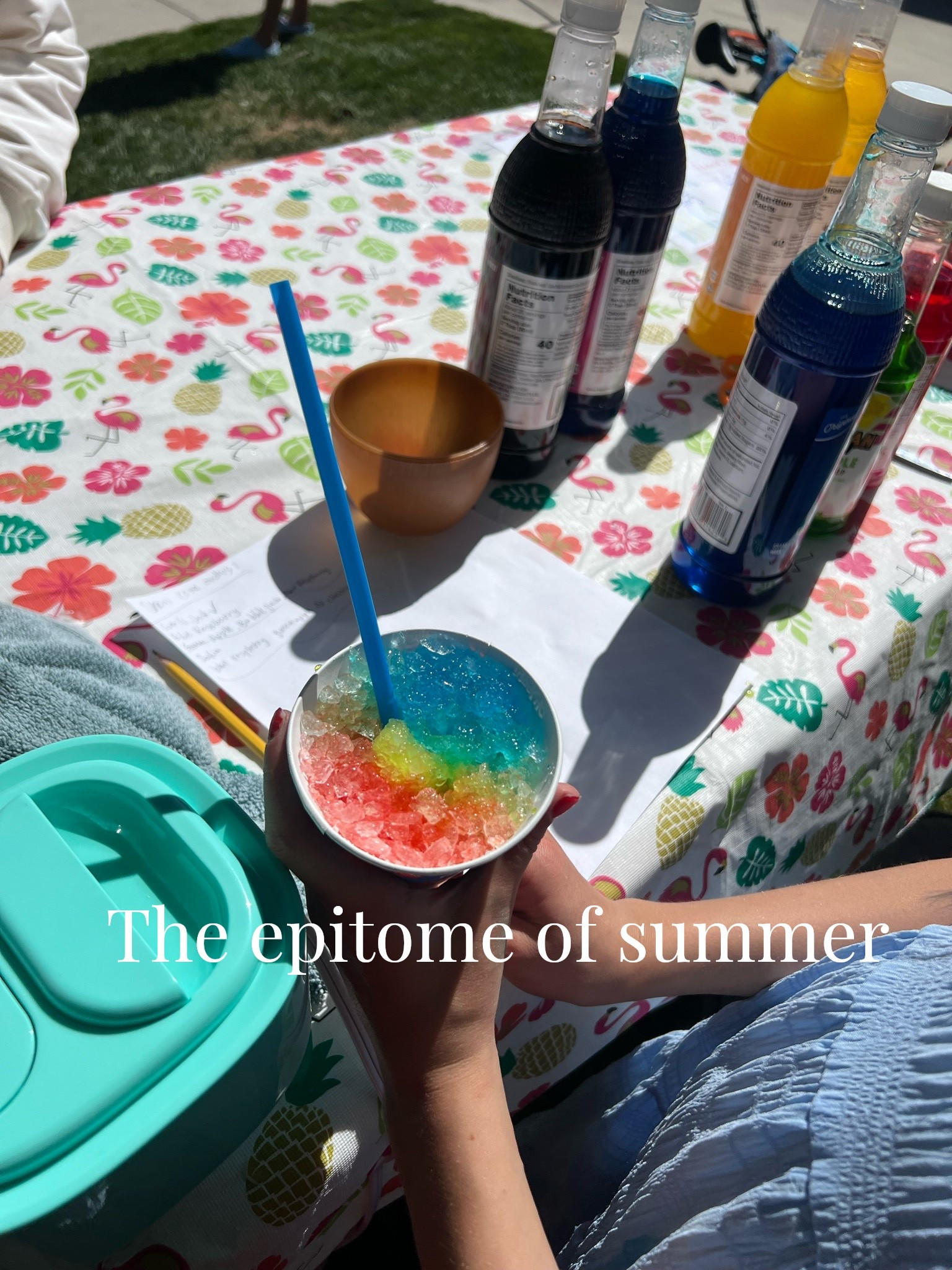 This snow cone machine! Our best summer investment. It’s made over 100 snow cones in just a couple weeks, paid for itself from sales to the neighbor kids, and saved us $$$$ in running to a snow cone shack. Living our best summer life with this thing 🥰 ☀️

#LTKdayinmylife #LTKmomlife #LTKKids