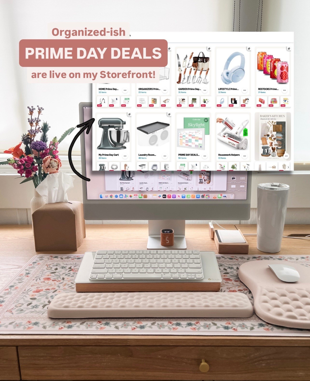 My new desk setup is getting a workout while I scroll and save all the best Prime Day deals to get your home and life Organized-ish! Shop all the collections on my Storefront and keep an eye on my Instagram @lelaburris for video highlights.

PS: you can find my storefront by just googling “Lela Burris Amazon Storefront” 🖤

#LTKHome #LTKSaleAlert