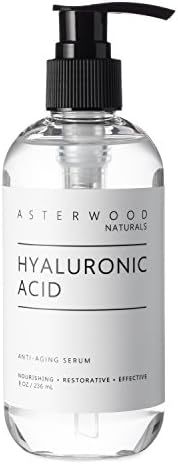 Asterwood Naturals Pure Hyaluronic Acid Serum for Face; Plumping Anti-Aging Face Serum, Hydrating... | Amazon (US)