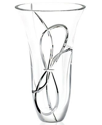 Vera Wang Wedgwood Crystal Gifts, Love Knots Vase 10" | Macys (US)