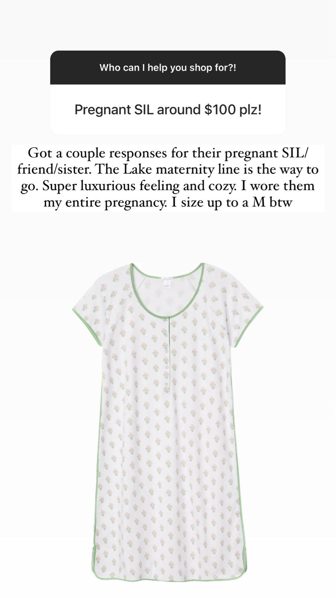 Maternity gift idea

#LTKGiftGuide