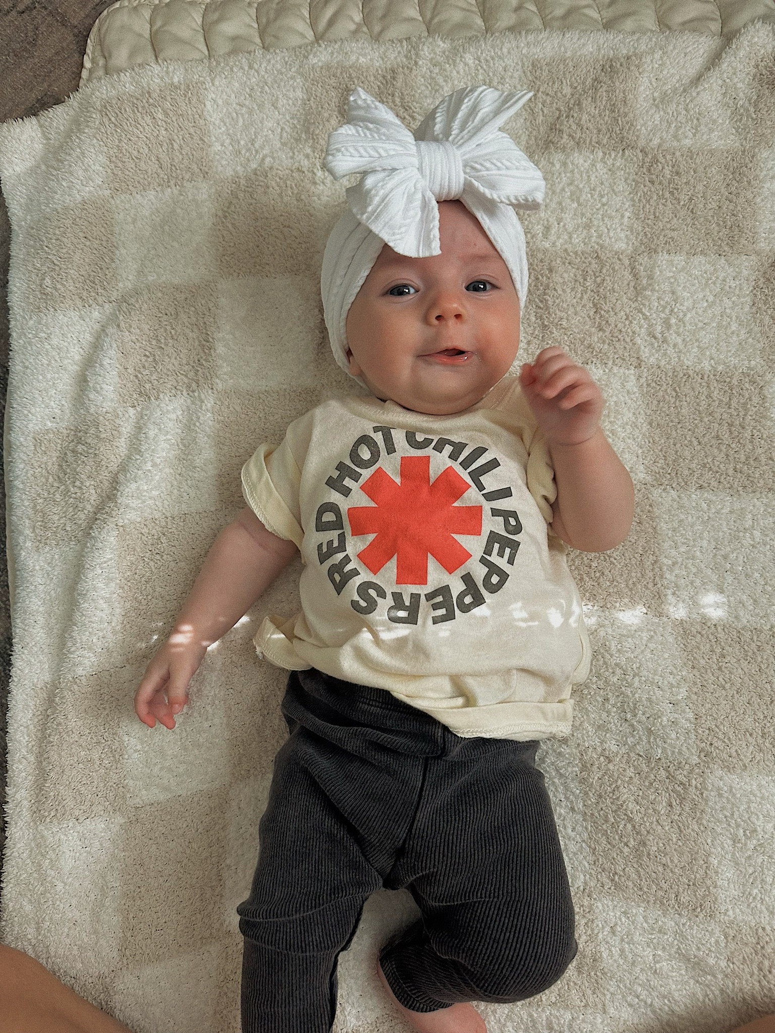 Baby graphic tee 🎸 Ryan is 3 months and is wearing the 12M size as an oversized t shirt look


#babyclothes #baby #graphictee

#LTKKids #LTKBump #LTKBaby