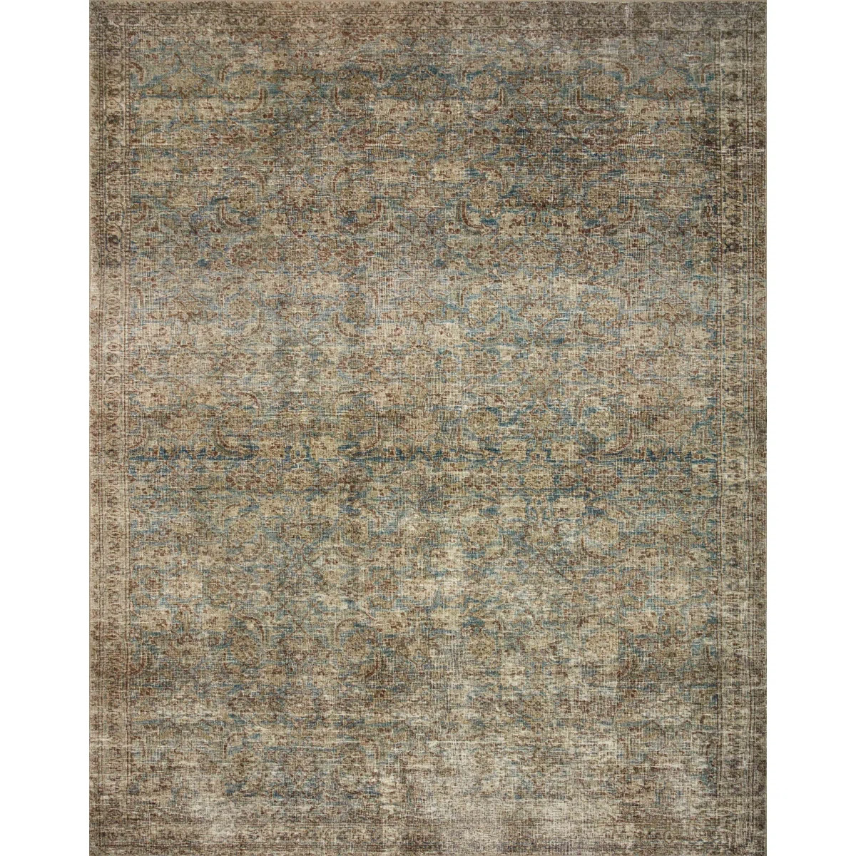 Amber Lewis x Loloi Morgan Sea / Sage Area Rug feat. CloudPile | Wayfair North America