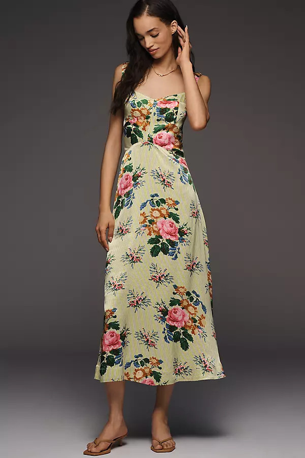 The Jocelyn Sleeveless Slip Midi Dress by Maeve | Anthropologie (US)