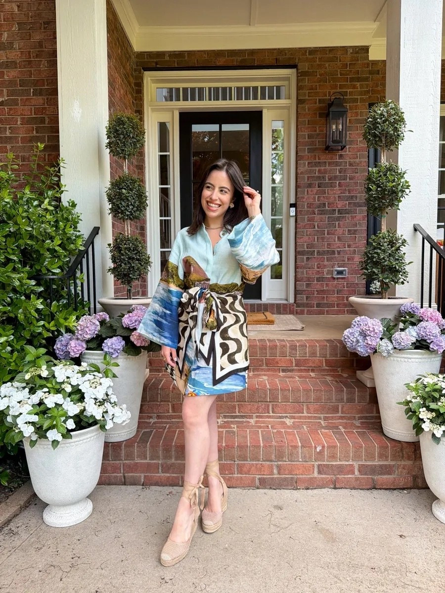 If you need a vacation dress that makes you feel absolutely incredible, this Farm Rio Copacabana dress is it! It's so beautiful, so fun, and just radiates summer energy. Wearing size XS!

resort wear, woven wedge sandals, colorful dress, summer style, boho chic, mini dress, petite fashion

#LTKootd #LTKPetite #LTKU