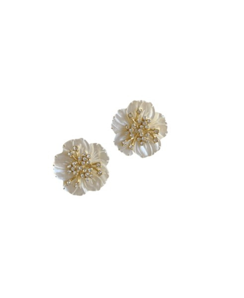 mini mother of pearl + embellished finding | Nicola Bathie Jewelry