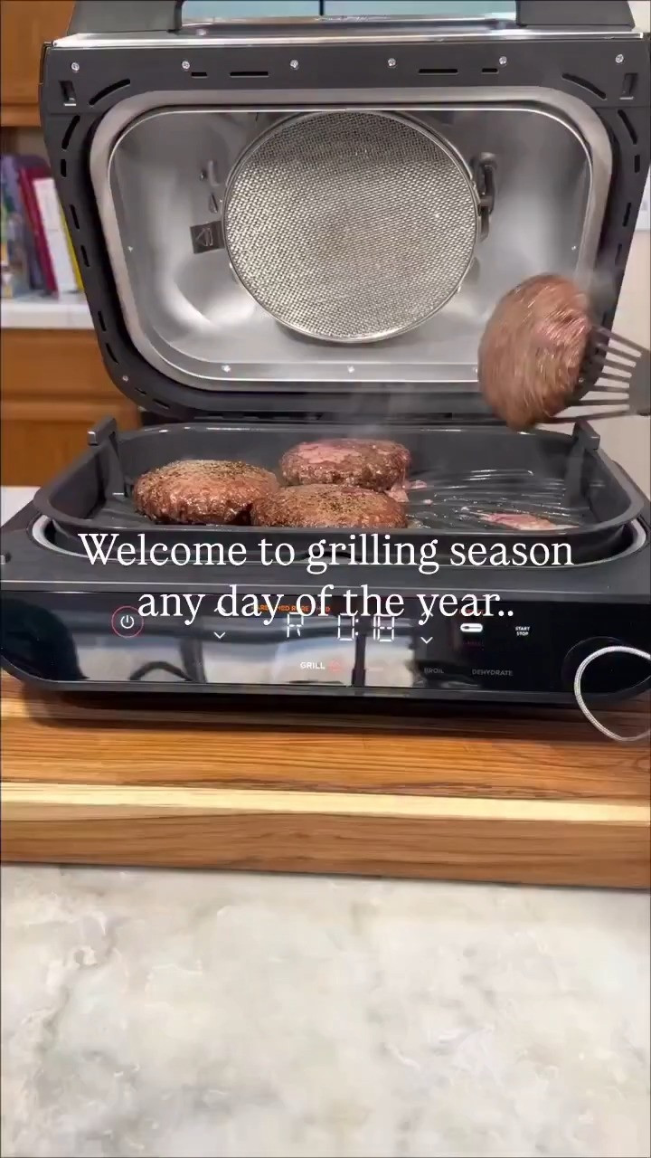 This is one of those kitchen appliances that earns its counter space.
Grills, air fries, roasts, and bakes while making weeknight meals so much easier. 

 #LTKmorningroutine #LTKstorytime #LTKfoodie