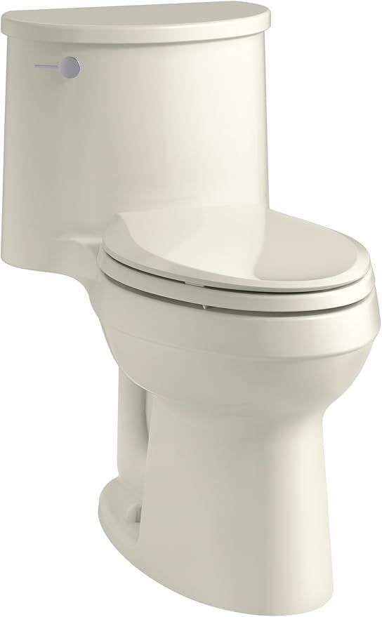 KOHLER K-3946-96 Adair Comfort Height One-Piece Elongated 1.28 GPF Toilet with Aqua Piston Flush ... | Amazon (US)