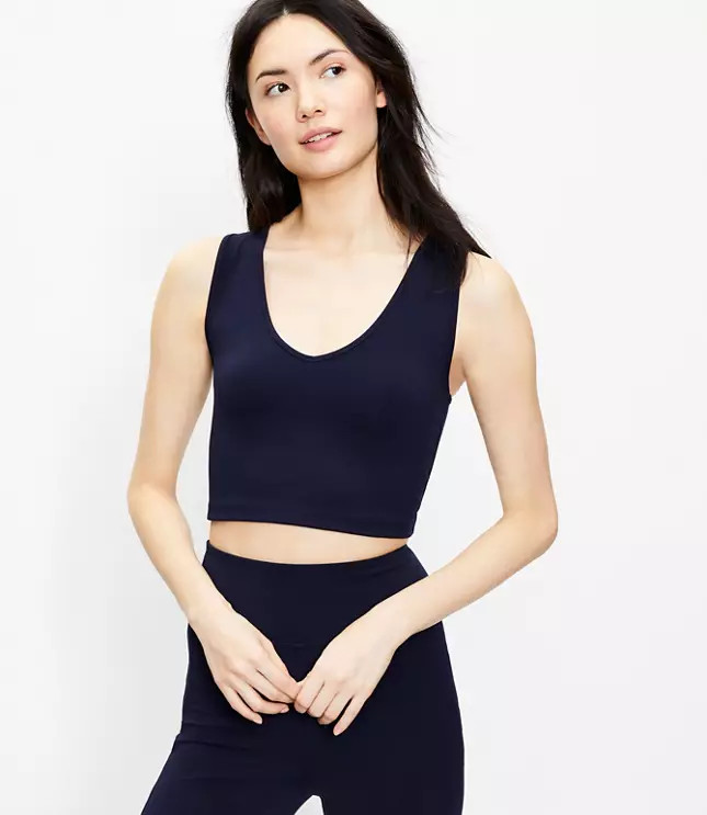 Lou & Grey Essential V-Neck Bralette | LOFT