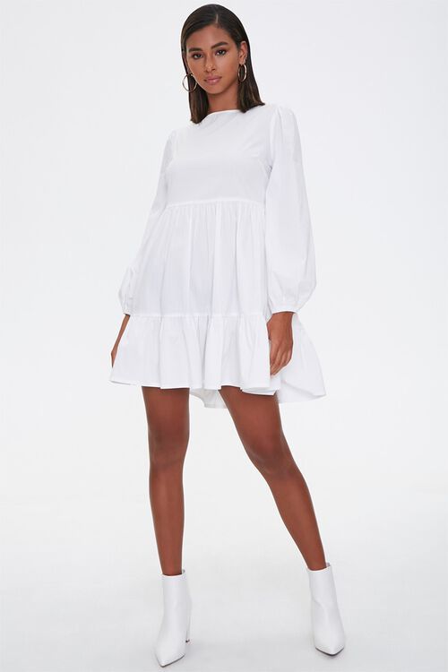 Tiered Peasant Mini Dress | Forever 21 (US)