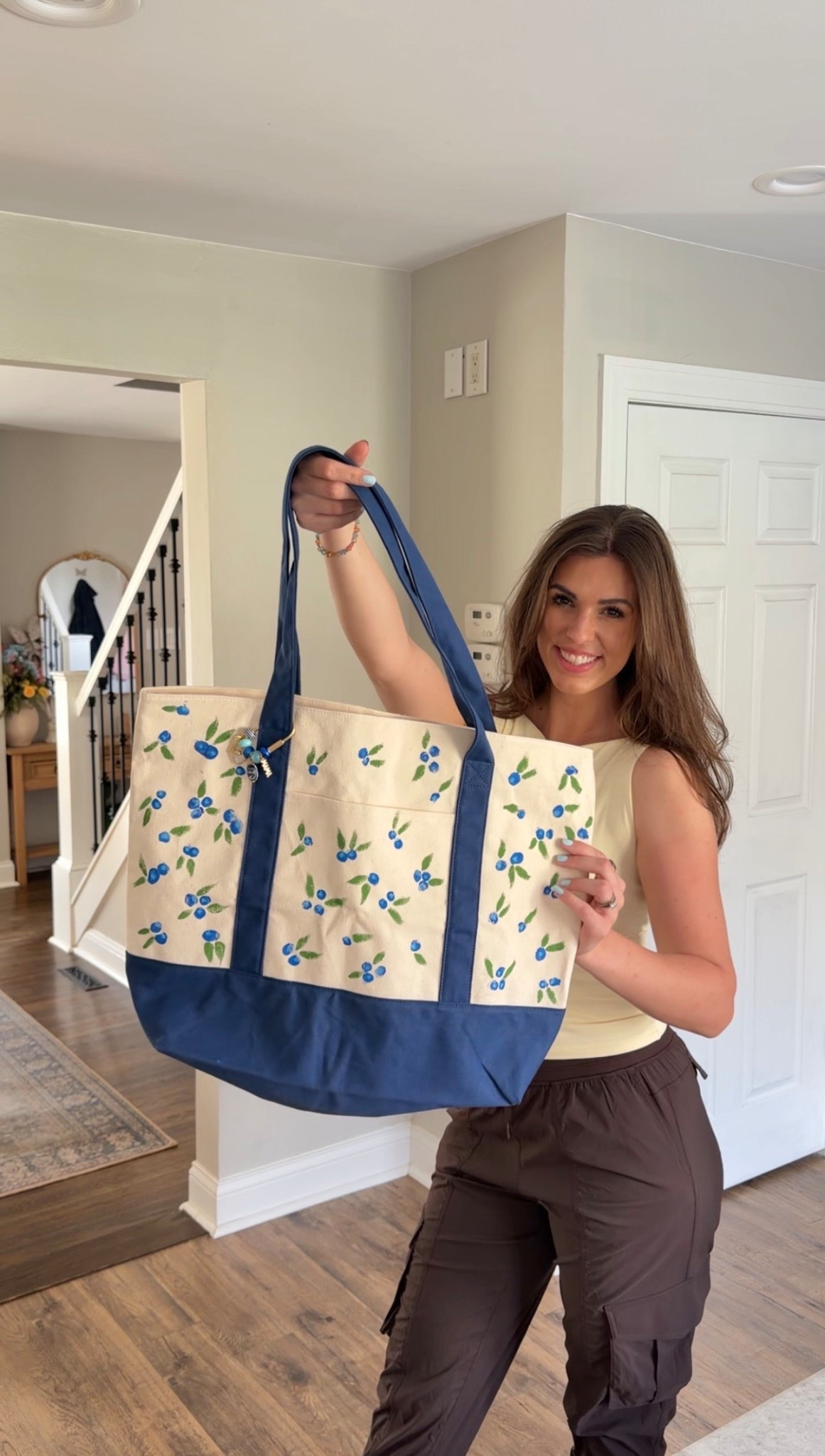 A Mother’s Day gift she’ll actually use 🤍
I made this canvas tote and bag charm with a simple hand painted design with my kids fingerprints and it turned out so personal.

If you’re looking for a meaningful DIY Mother’s Day gift that isn’t just cute for a day, this is it. Easy to make, budget friendly, and something she’ll carry all summer.

Perfect as a farmers market tote, beach bag, or everyday mom bag but customized.

Everything I used is linked if you want to recreate it.

#LTKMothersDay #LTKKids #LTKmomlife
