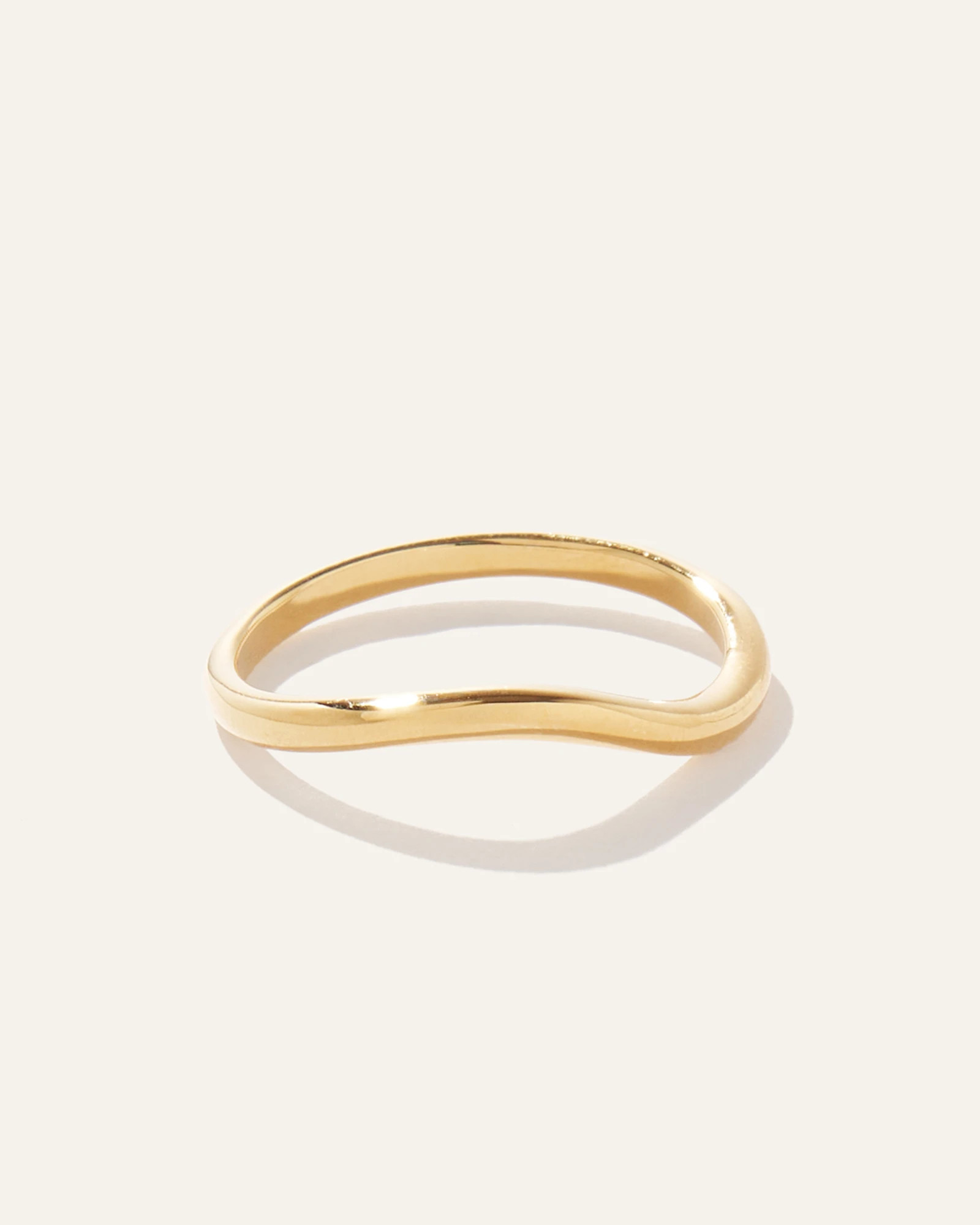 Quince | Women's Bold Wave Ring in Gold Vermeil, Size 4 | Quince