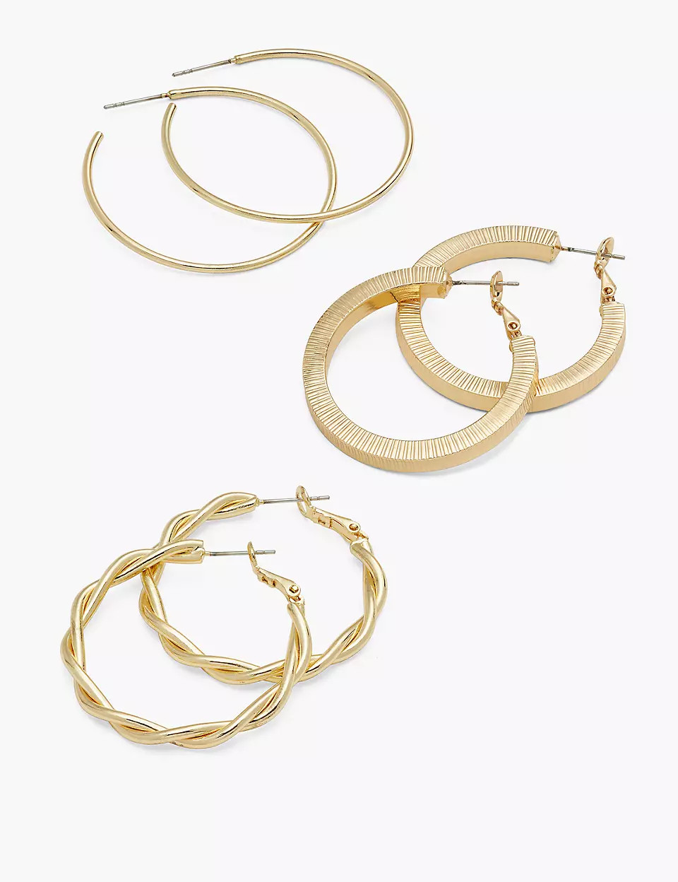 Statement Hoop Earrings 3-Pack | Lane Bryant (US)
