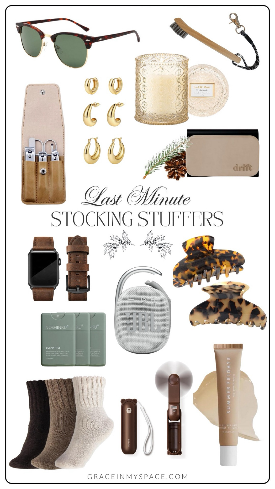 Christmas is only 11 days away 👀🎄 If you’re on the lookout for some last minute stocking stuffers then I’ve got you covered. These ideas are budget-friendly yet “wow” worthy, and they’d work for men, women, teens, and kids. Plus, all of these can quickly be sourced from Amazon — ideal for the person in a pinch! 

#LTKGiftGuide #LTKHoliday #LTKSeasonal