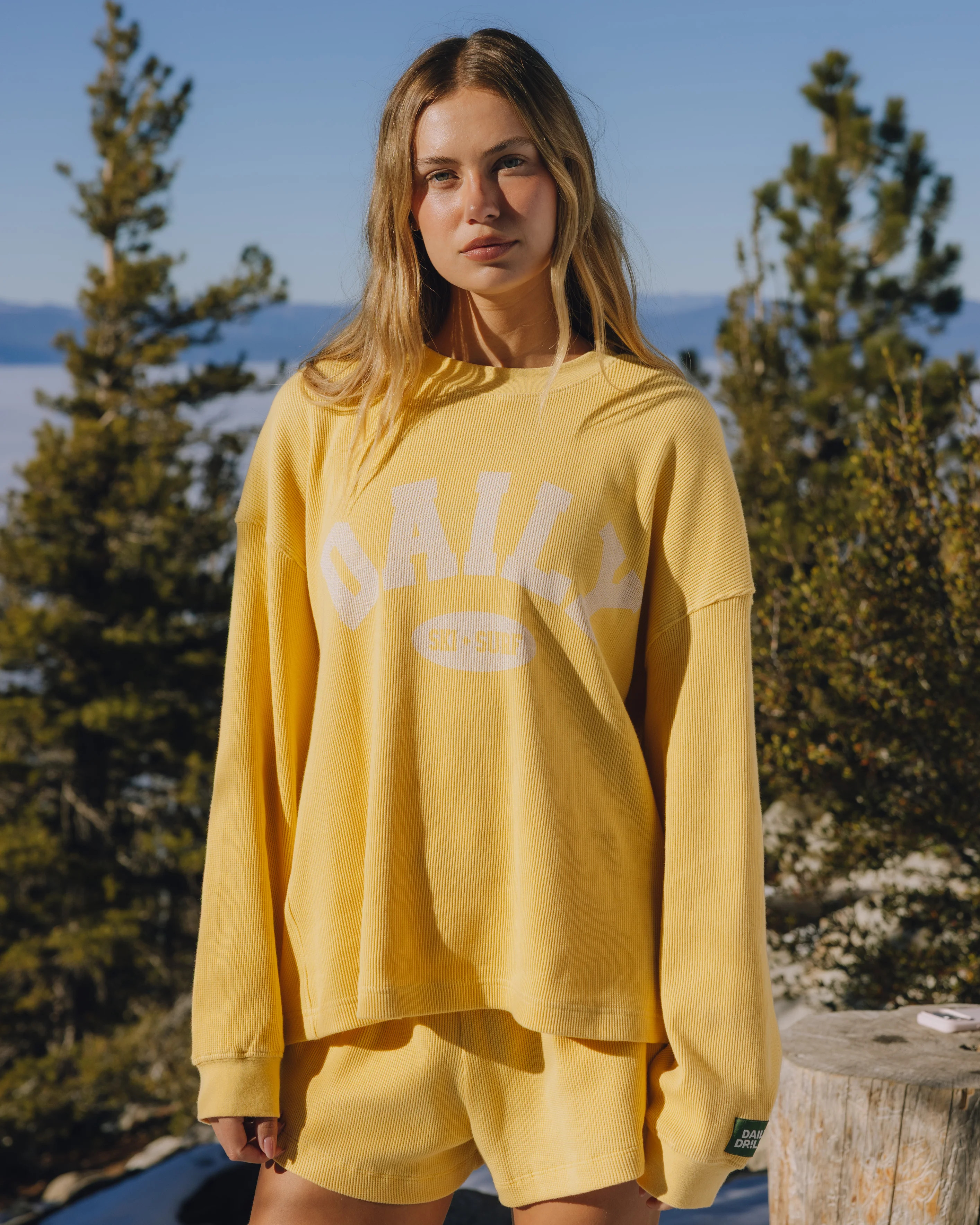 Oversized Daily Thermal - Sunny with Tofu | Daily Drills LLC