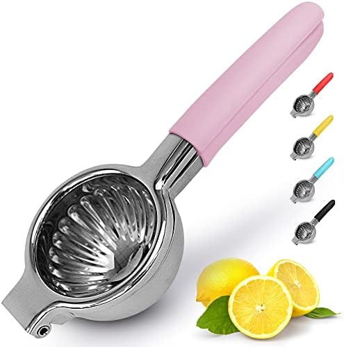 Zulay Lemon Squeezer Stainless Steel with Premium Heavy Duty Solid Metal Squeezer Bowl and Food G... | Amazon (US)