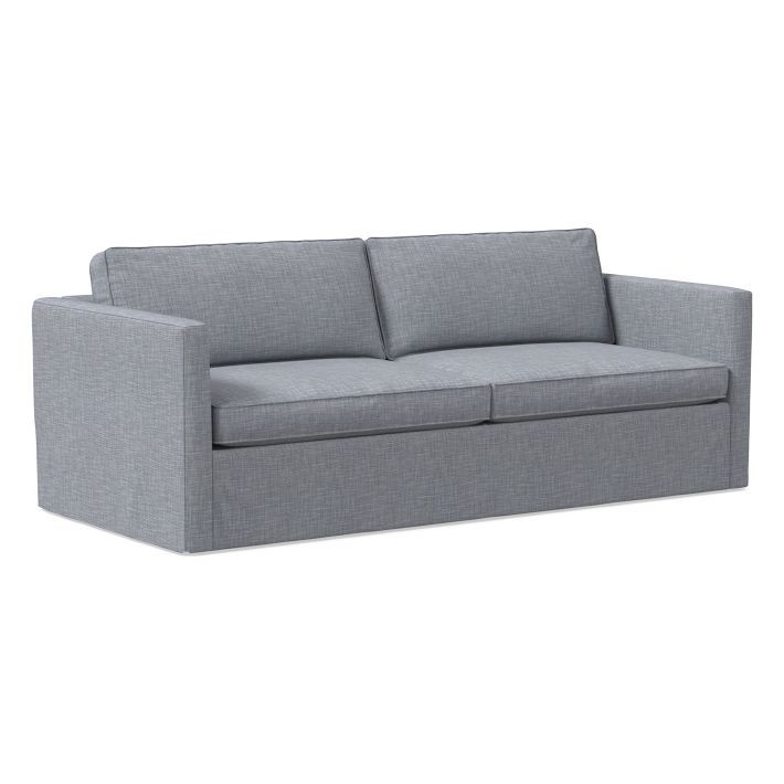 Harris Skirted Slipcover Sofa (66"&ndash;108") | West Elm (US)