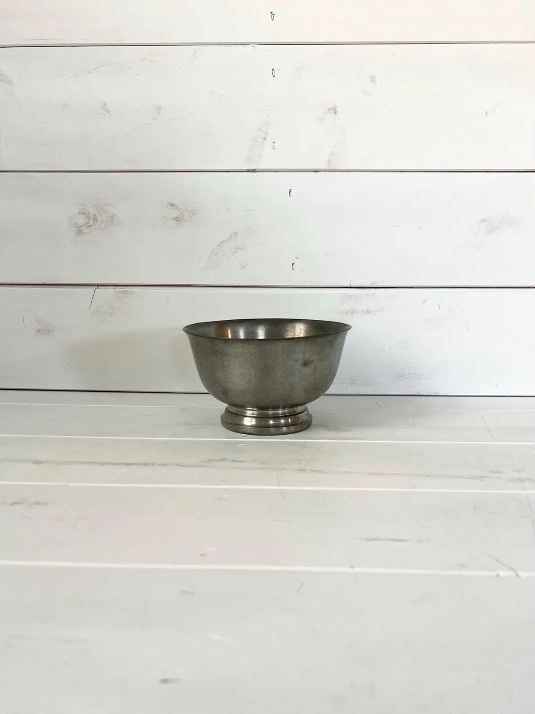 Vintage Pewter Pedestal Bowl - Etsy | Etsy (US)