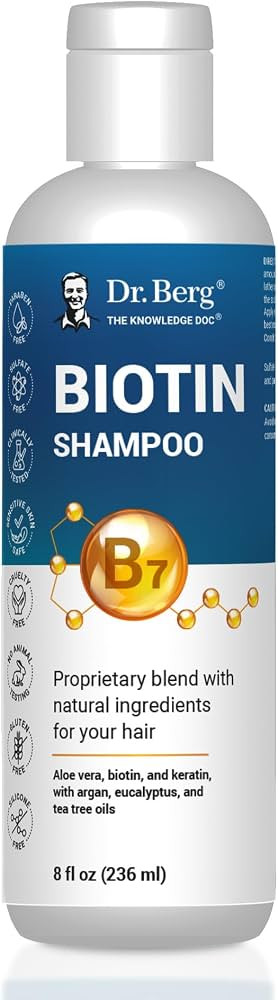 Dr. Berg Biotin Shampoo for Men & Women (Improved High-Performance Formula) - Independently Teste... | Amazon (US)