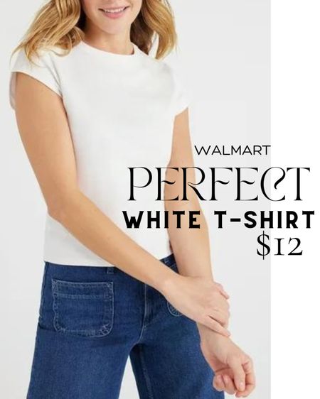 I always stock up on white t shirts because you can never go wrong with jeans and a t shirt! The quality is soo good and comes in other colors too! 

#walmartfashion #perfectwhitetshirt #walmart #freeassembly 

#LTKstyletip #LTKworkwear #LTKfindsunder50