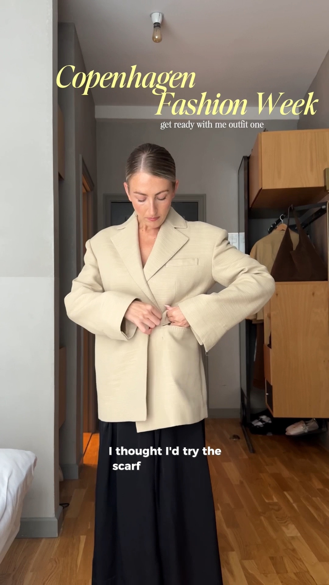 CPHFW day one outfit 🖤

Cinched blazer, black skirt, satin skirt, Copenhagen fashion week, fashion month, silk scarf #LTKfashionmonth

#LTKstyletip #LTKautumn #LTKluxury