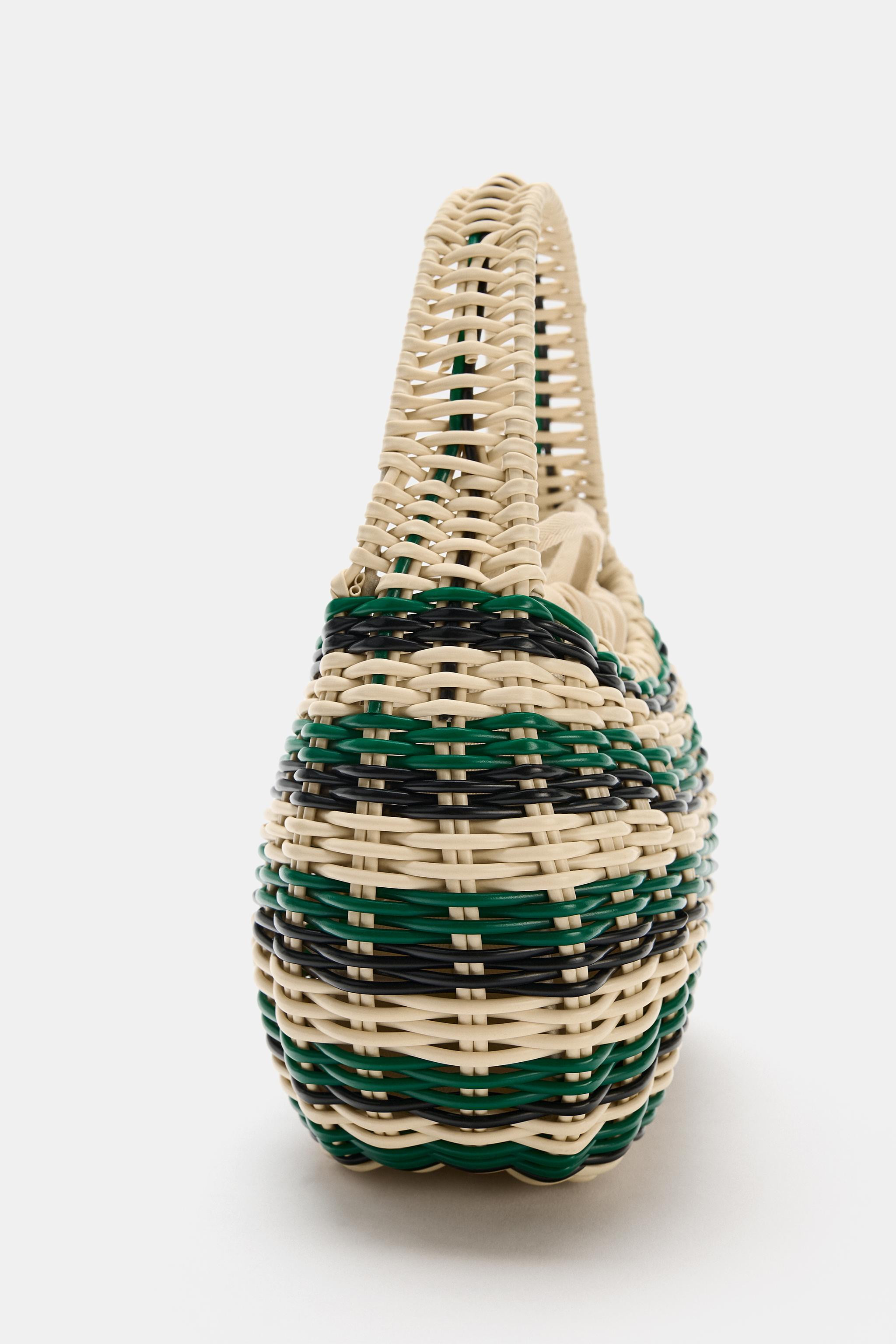 RIGID WOVEN HANDBAG | Zara US