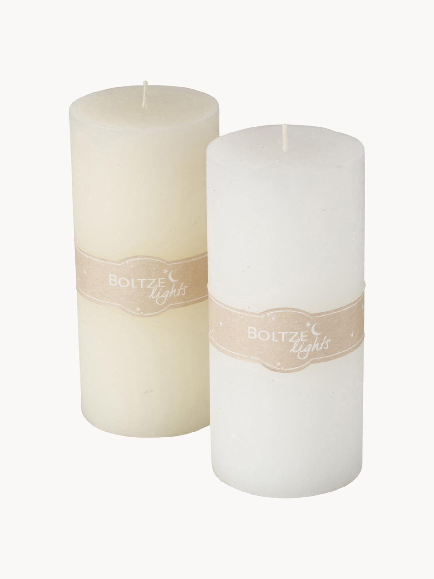 Stumpenkerzen Basic, 2er-Set, H 20 cm | Westwing EU