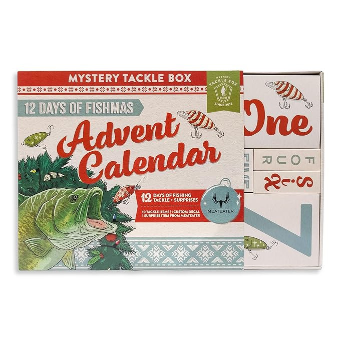 Mystery Tackle Box 12 Days of Fishmas Premium Advent Calendar – Deluxe Bass Fishing Gift Set wi... | Amazon (US)