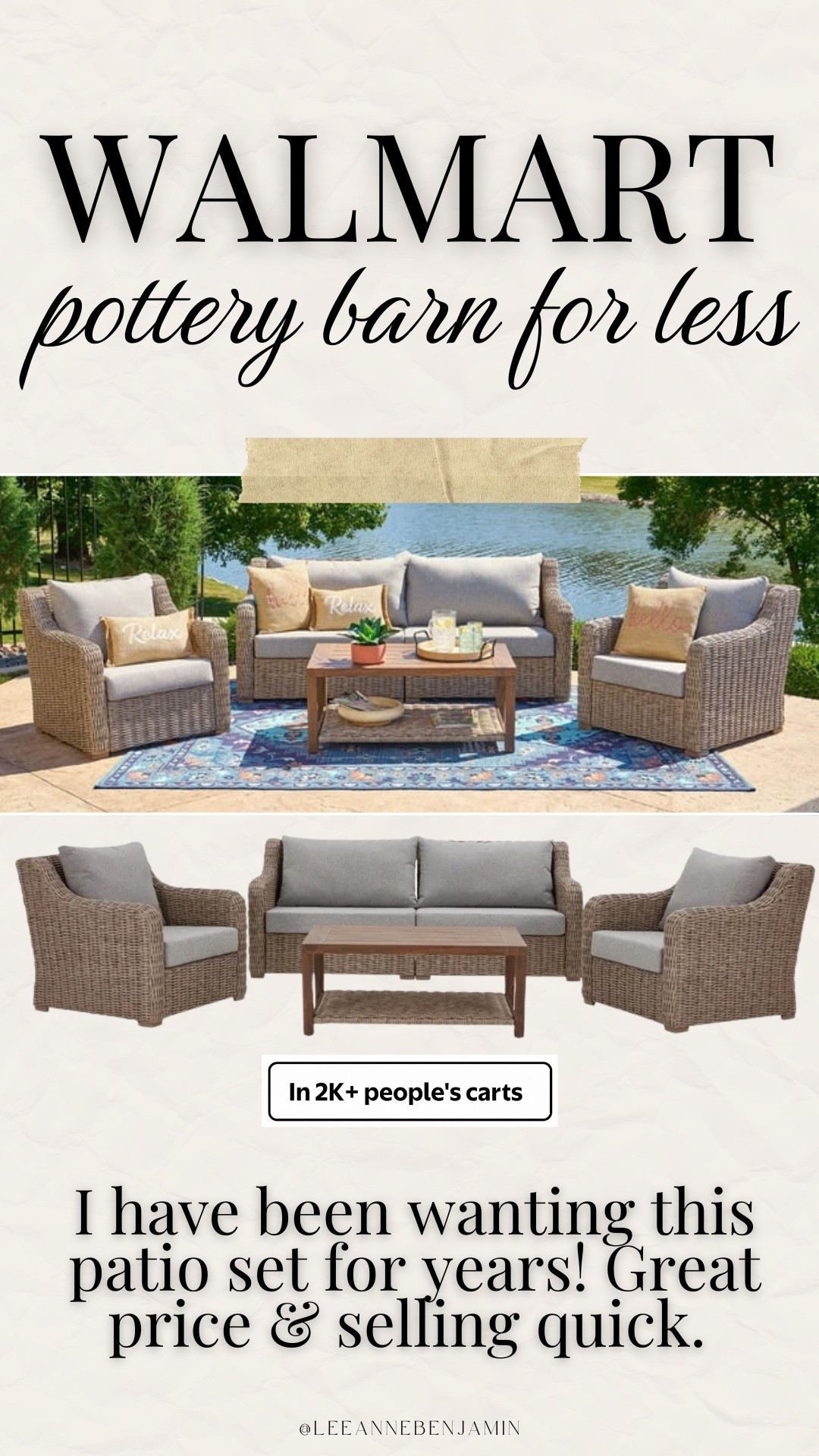 The perfect patio set that I’ve had my eyes on for years! Selling quick ✨

#LTKHome #LTKSeasonal #LTKSaleAlert