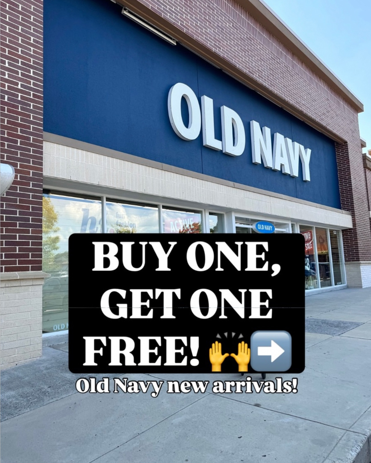 Old Navy new arrivals!! 🙌 And they’re all buy one, get one FREE! 🎉 Sale goes through 9/22! **Links for everything shown in my IG post is on my products collection tab “Old Navy Sale!"

#LTKSaleAlert #LTKKids #LTKFamily