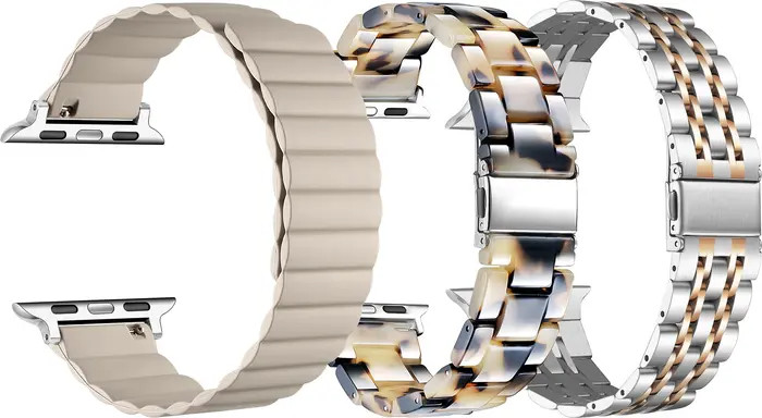 The Posh Tech Set of 3 Apple Watch® Watchbands | Nordstrom | Nordstrom