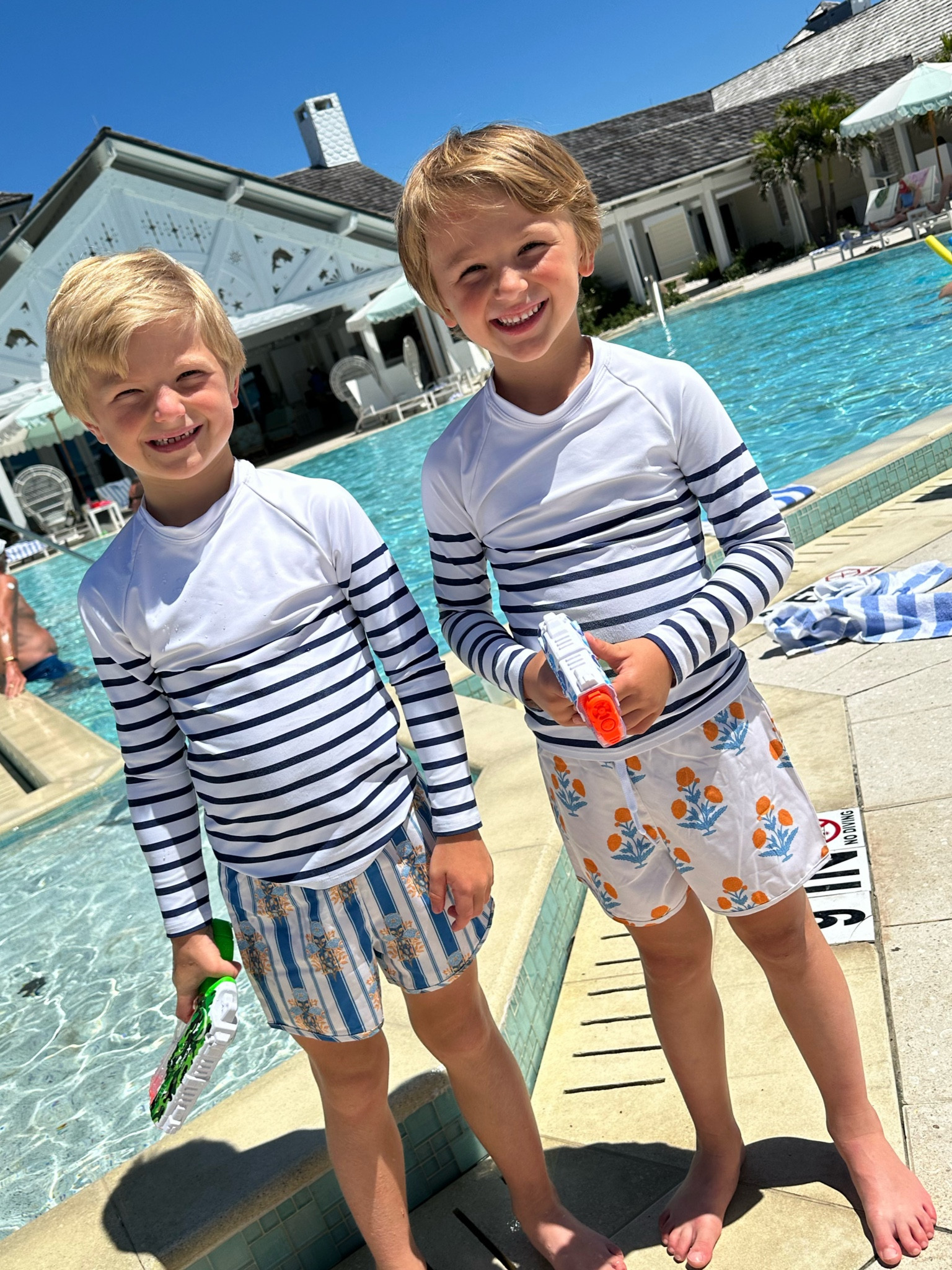 Coordinating brother swim - both wearing a size 6

#LTKkids #LTKswim #LTKfamily